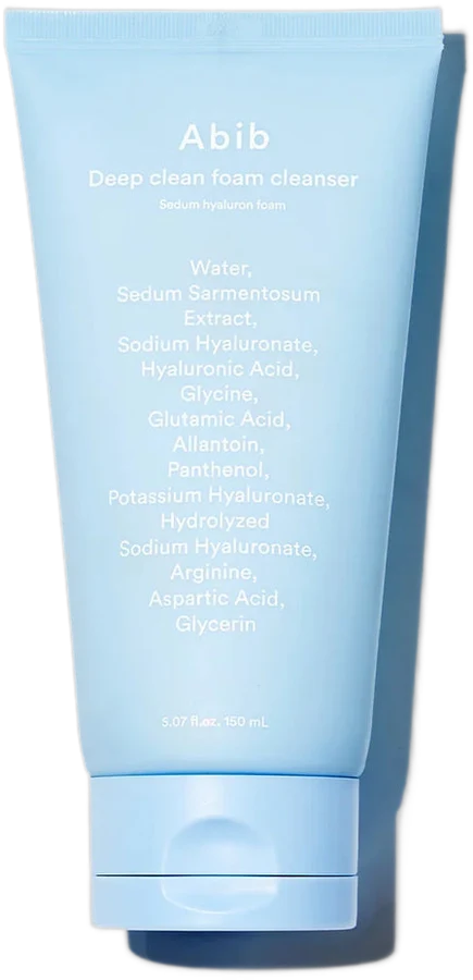 Abib Deep Clean Foam Cleanser Sedum Hyaluron Foam