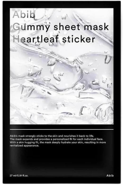 Abib Gummy Sheet Mask Heartleaf Sticker 1 ea