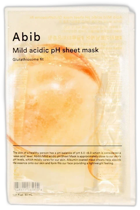 Abib Mild Acidic Ph Sheet Mask Glutathiosome Fit 1 ea