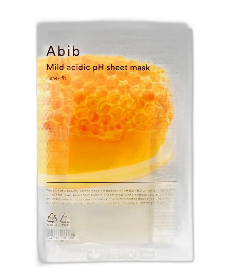 Abib Mild Acidic Ph Sheet Mask Honey Fit 1 ea