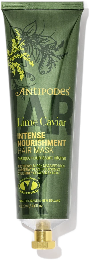 Antipodes Masque Capillaire Lime Caviar Nutrition Intense