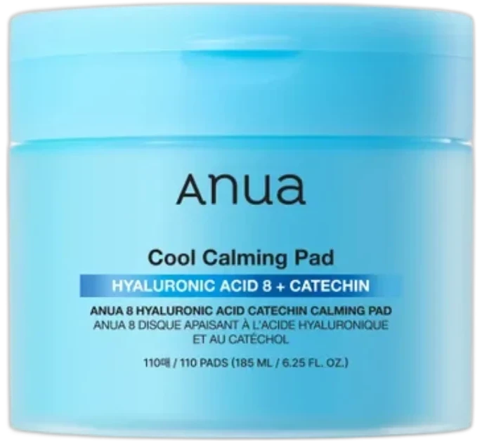 Anua 8 Hyaluronic Acid Catechin Calming Pad