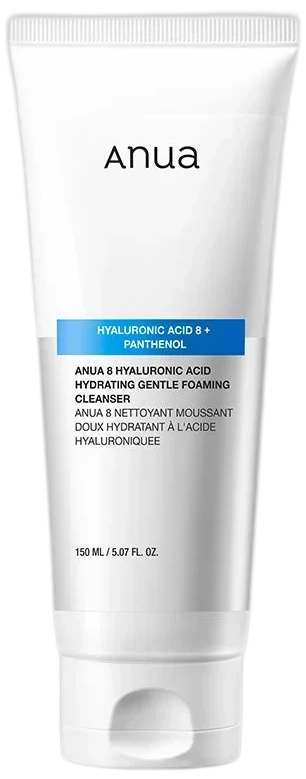 Anua 8 Hyaluronic Acid Hydrating Gentle Foaming Cleanser