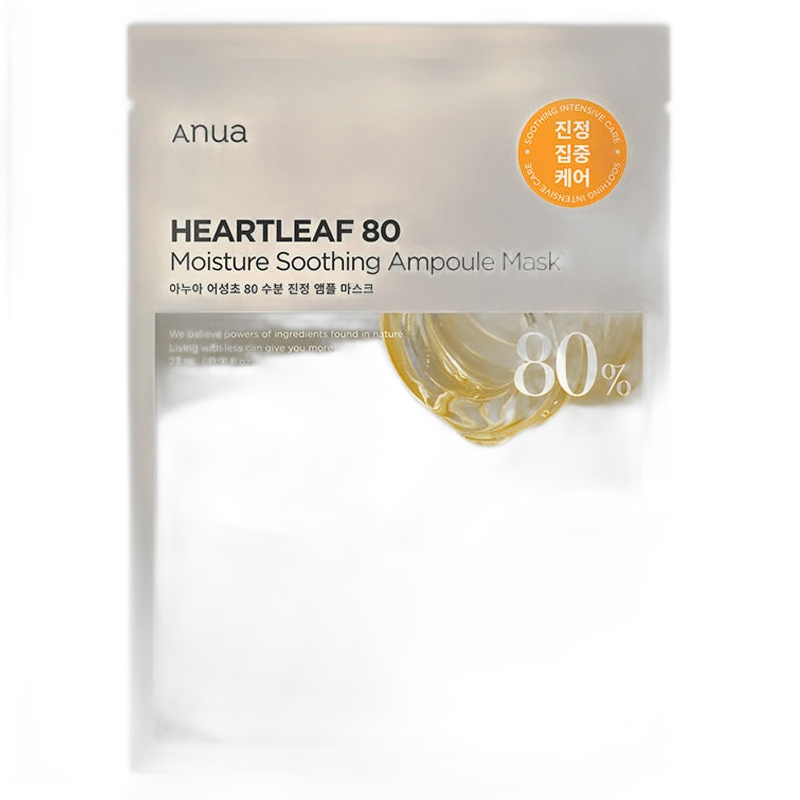 Anua Heartleaf 80 Moisture Soothing Ampoule Mask