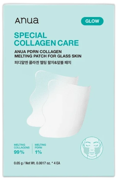 Anua PDRN Collagen Melting Patch For Glass Skin 4ea