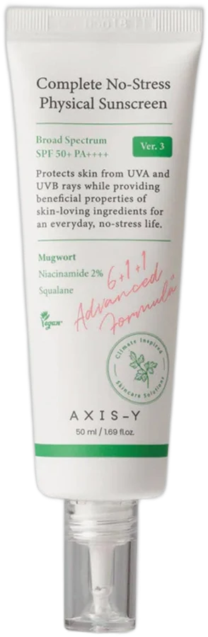 Axis-Y Complete No-Stress Physical Sunscreen SPF 50+