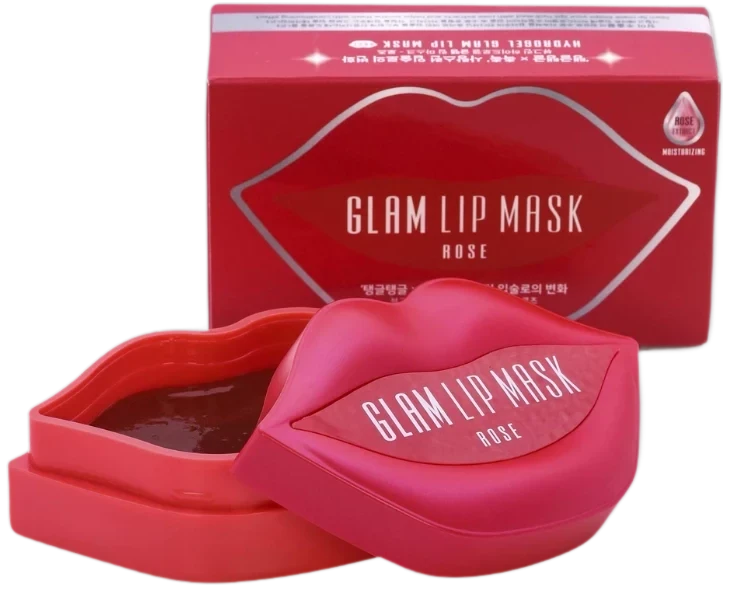 BeauuGreen Hydrogel Glam Lip Mask Rose