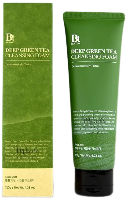 Benton Deep Green Tea Cleansing Foam