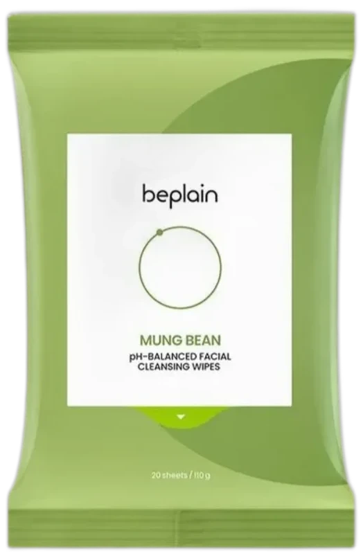 Beplain Mung Bean pH-Balanced Facial Cleansing Wipes