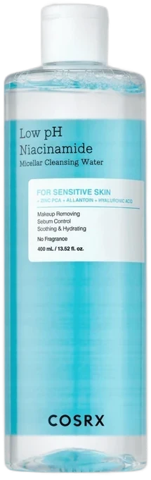 COSRX Eau micellaire Low pH Niacinamide Cleansing Water