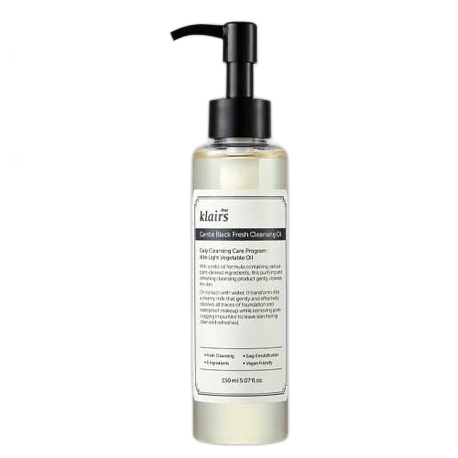 Dear Klairs Gentle Black Fresh Cleansing Oil
