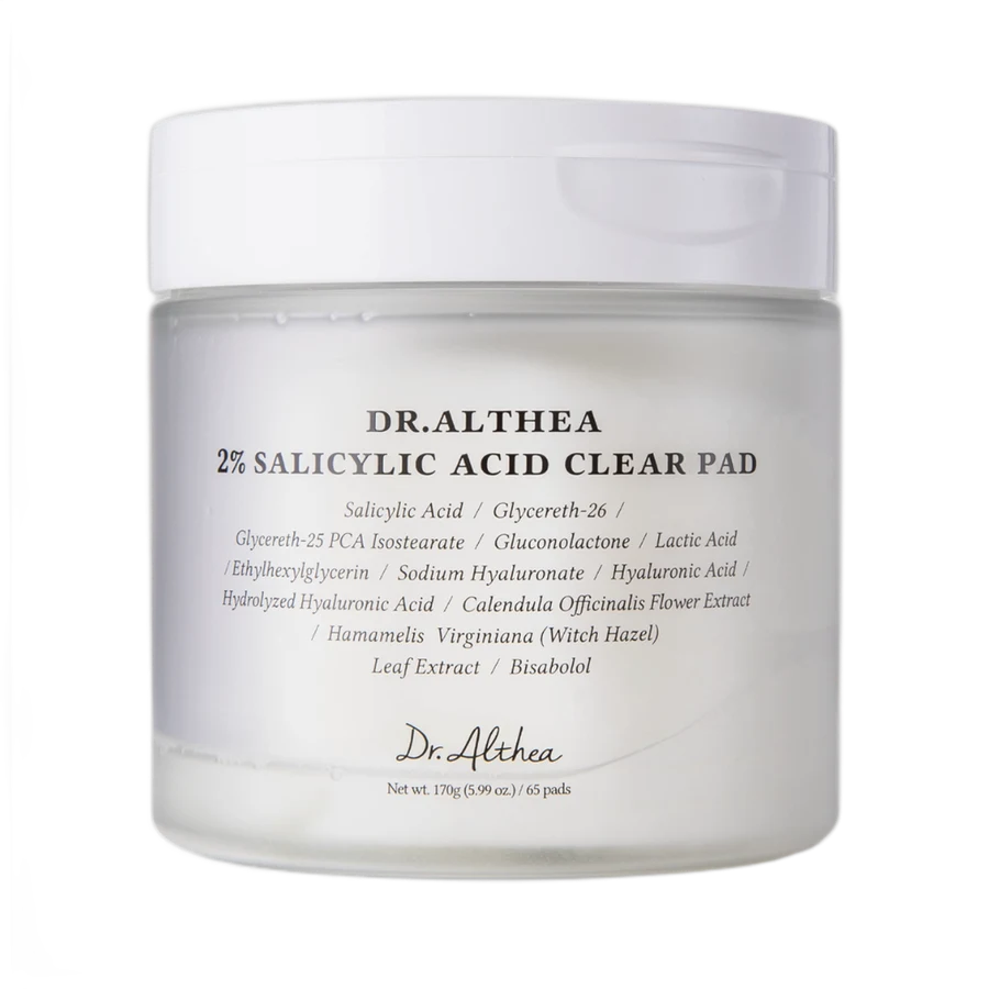 Dr. Althea 2% Salicylic Acid Clear Pad (65 Pads)