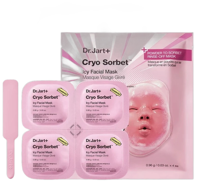Dr. Jart+ Cryo Sorbet Masque Visage Glacé (4 masques)