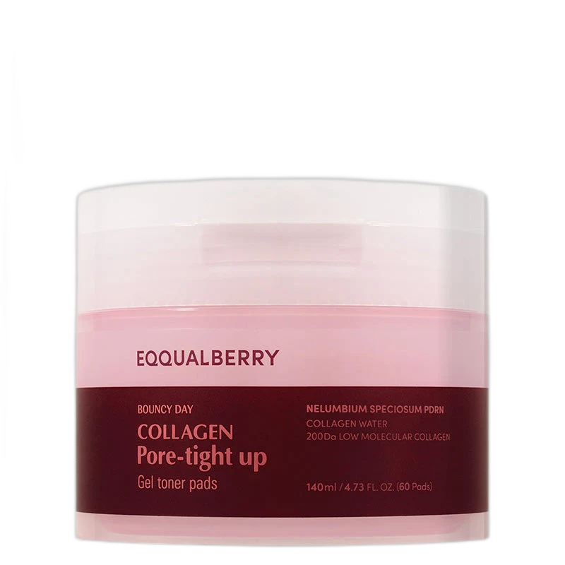 Eqqualberry Collagen Pore Tight Up Gel Toner Pads