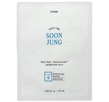 Etude House Soonjung Panthensoside Masque en Tissu 25 ml x 10