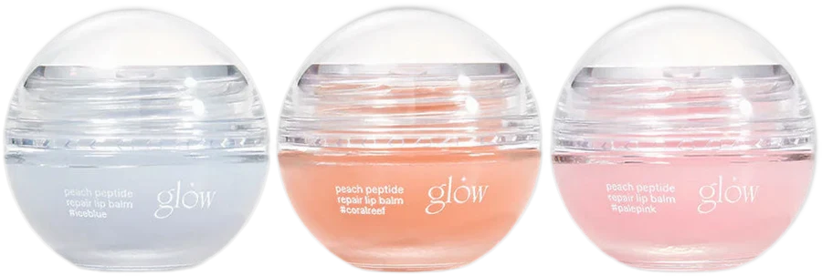 GLOW Peach Peptide Repair Lip Balm