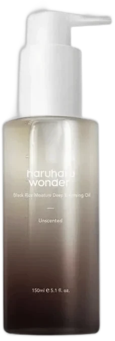 Haruharu Wonder Huile nettoyante Black Rice Moisture Deep Cleansing Oil