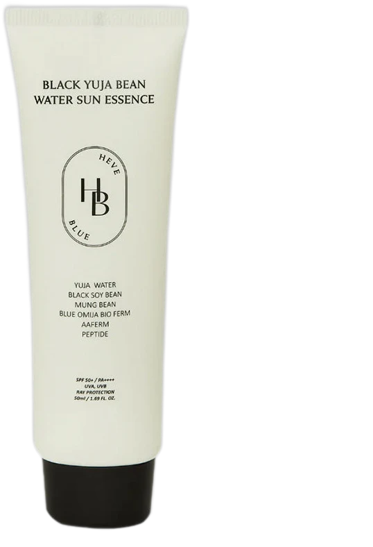 HEVEBLUE Black Yuja Bean Water Sun Essence