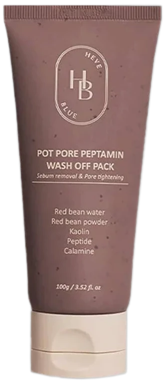 HEVEBLUE Pot Pore Peptamin Wash Off Pack