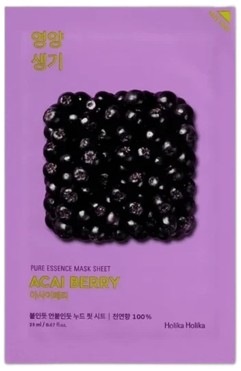 Holika Holika Pure Essence Mask Sheet Acai Berry