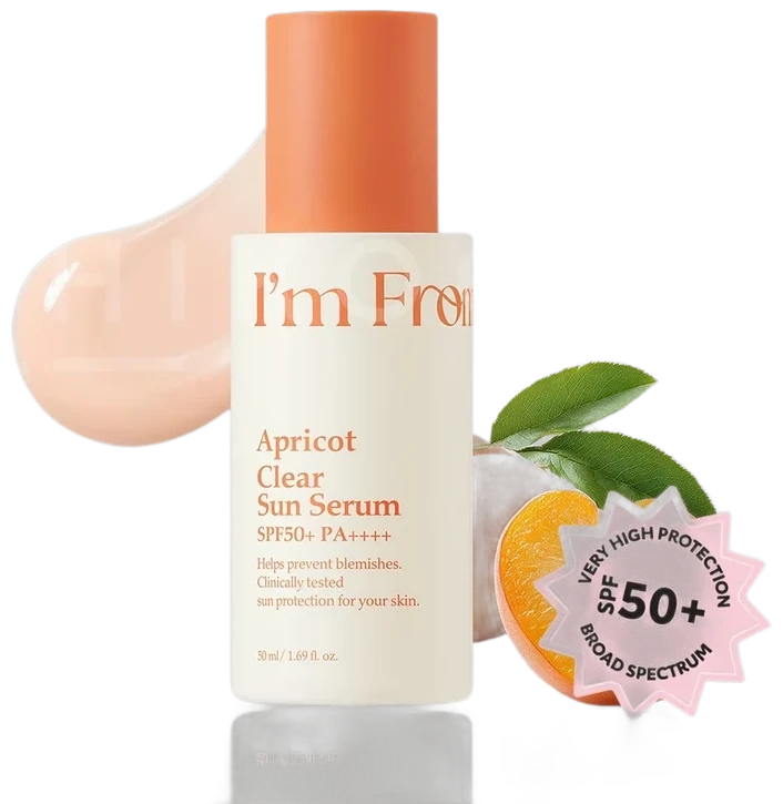 I'm From Apricot Clear Sun Serum SPF50+