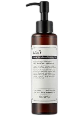 Klairs Gentle Black Huile Nettoyante Démaquillante