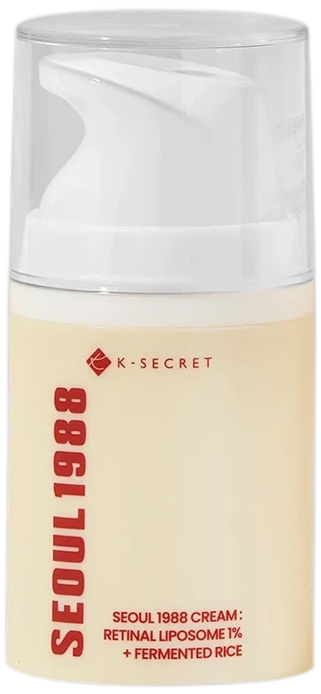 K-SECRET SEOUL 1988 Cream : Retinal Liposome 1% + Fermented Rice