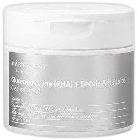 Mary&May Gluconolactone PHA + Betula Alba Pads Nettoyants 270 ml (70 pads)