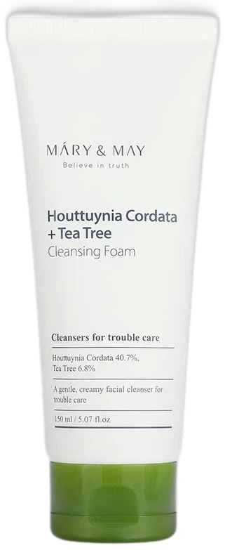 Mary&May Houttuynia Cordata + Tea Tree Cleansing Foam
