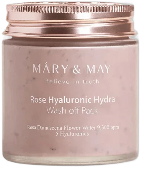 Mary&May Masque à l'argile Rose Hyaluronic Hydra Wash off Pack