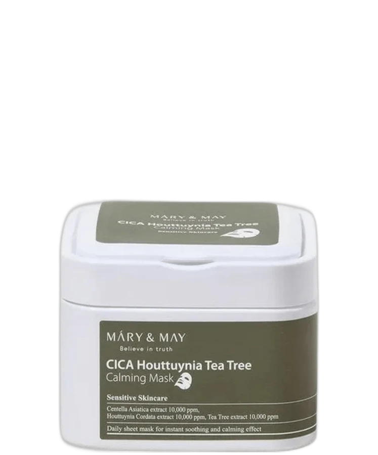 Mary&May Masques CICA Houttuynia Tea Tree Calming Mask (30 pc)