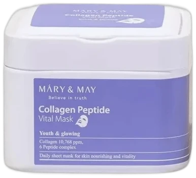 Mary&May Masques Collagen Peptide Vital Mask (30 pc)
