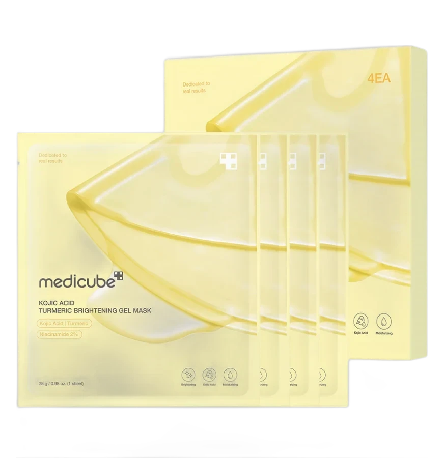 Medicube Kojic Acid Turmeric Brightening Gel Mask Set