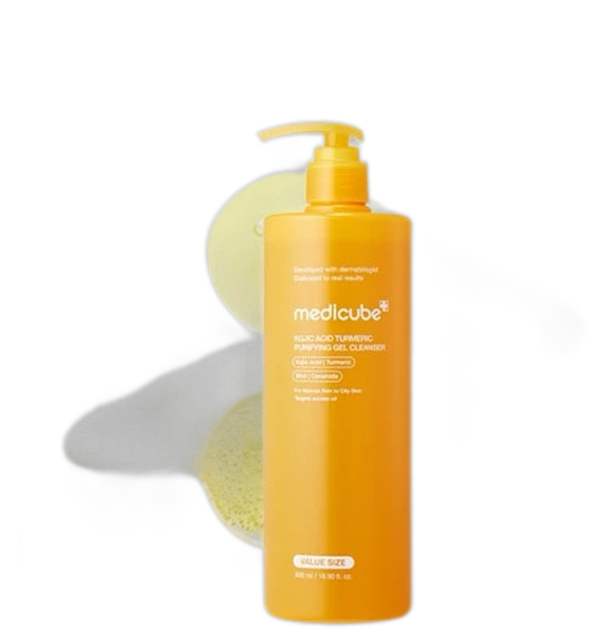 Medicube Kojic Acid Turmeric Purifying Gel Cleanser