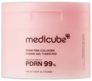 Medicube Pads PDRN Pink Collagen Toning Gel Toner Pad (70ea)