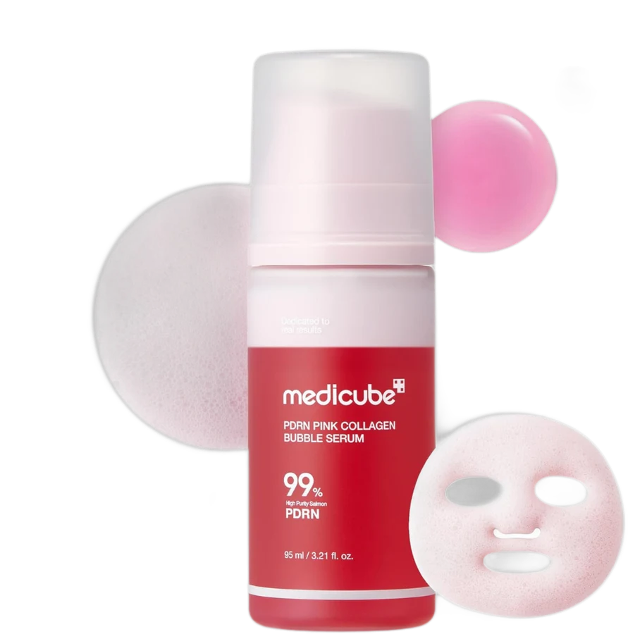 Medicube PDRN Pink Collagen Bubble Serum (95ml)