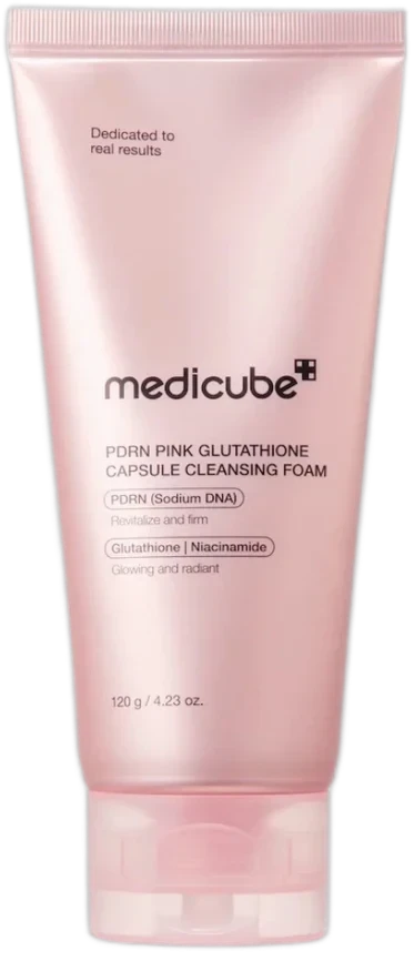 Medicube PDRN Pink Glutathione Capsule Cleansing Foam