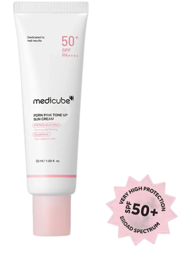 Medicube PDRN Pink Tone Up Sun Cream SPF50+