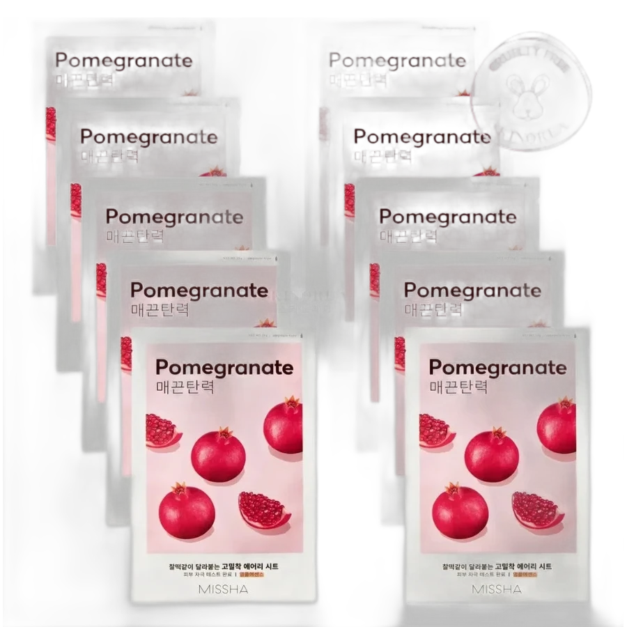 Missha Pack MISSHA Airy Fit Sheet Mask Pomegranate 10 masques