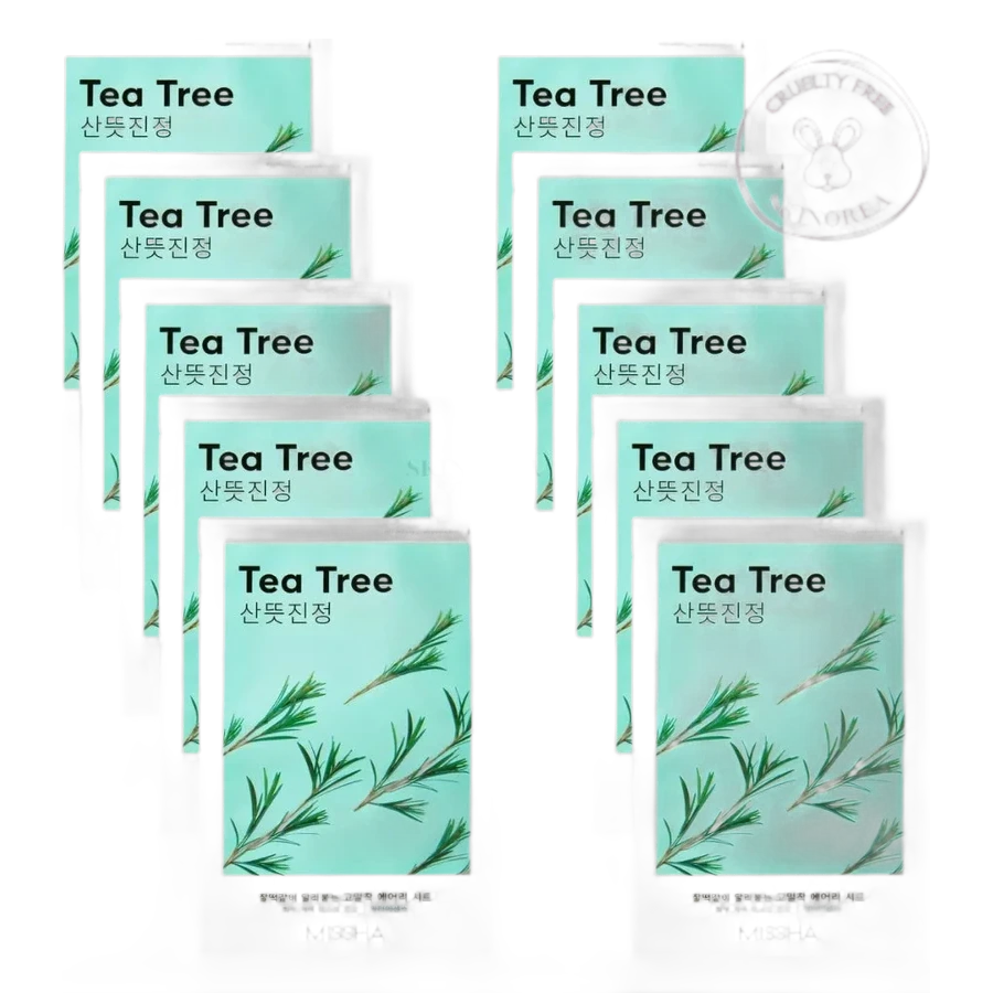 Missha Pack MISSHA Airy Fit Sheet Mask Tea Tree 10 masques