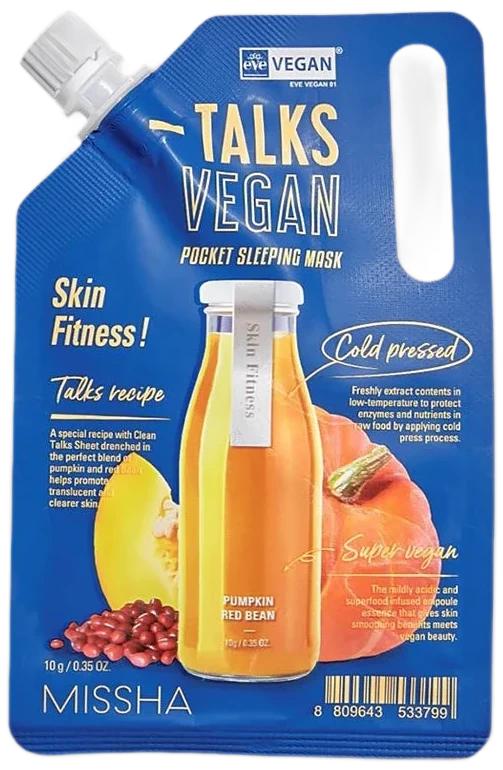 Missha Talks Vegan Squeeze Pocket Sleeping Mask