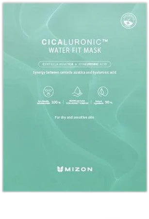 Mizon Cicaluronic Water Fit Masque en Tissu 24 g x 10