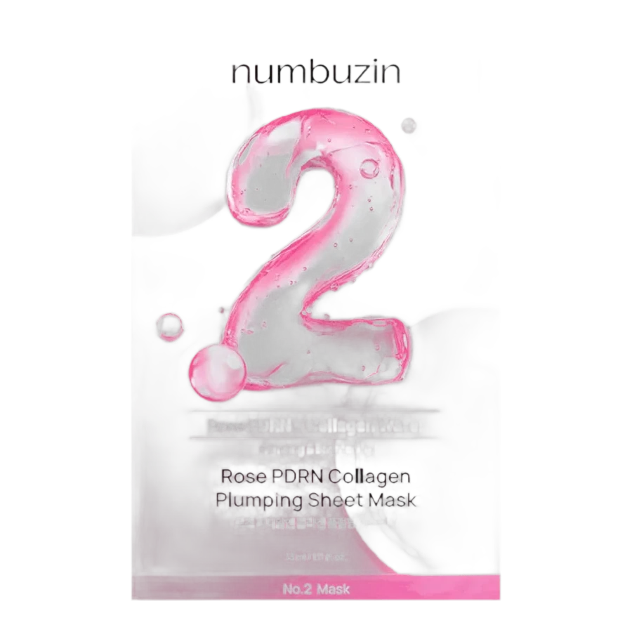 Numbuzin No.2 Rose PDRN Collagen Plumping Sheet Mask 5 ea