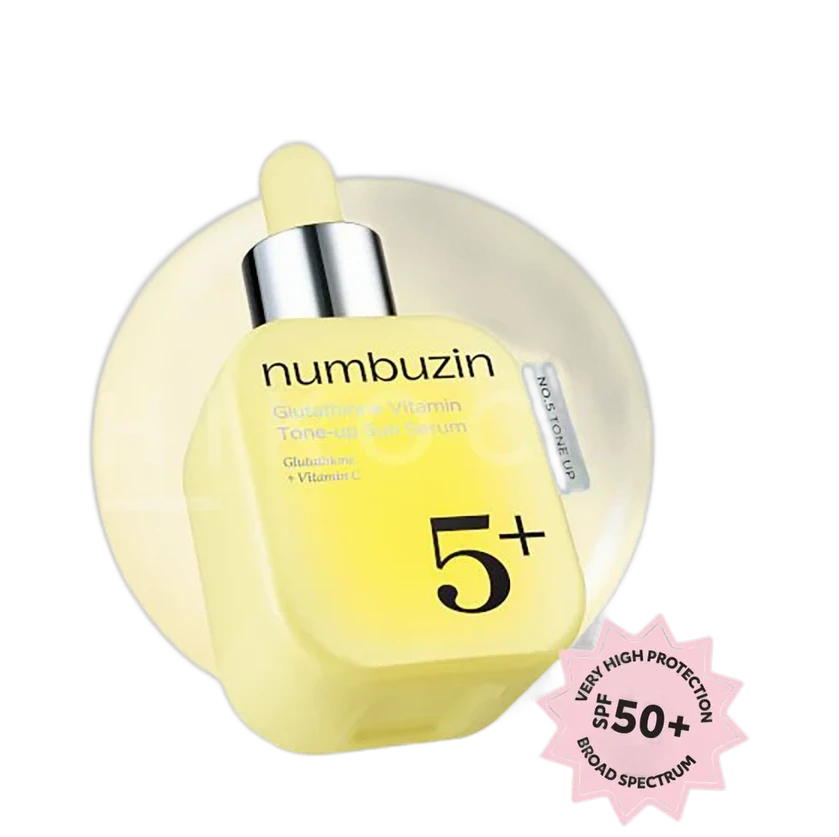 Numbuzin No.5+ Glutathione Vitamin Tone-Up Sun Serum SPF50+