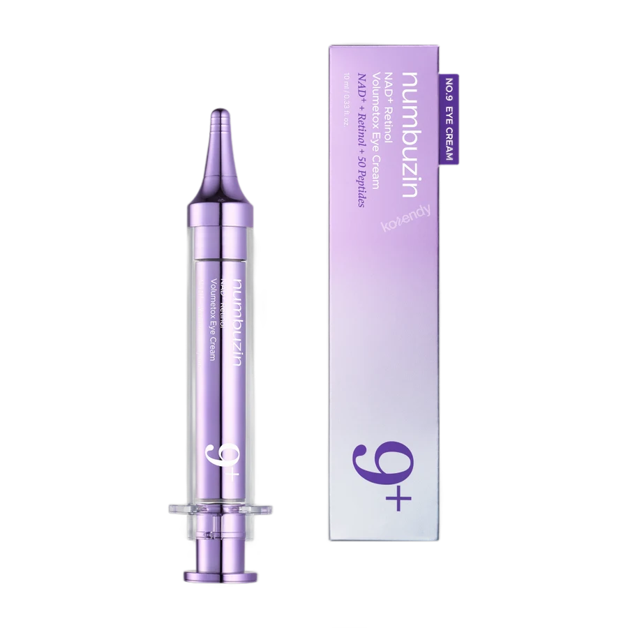 Numbuzin No.9 NAD+ Retinol Volumetox Eye Cream (5 Farklı Tür Kırışıklık Önleyici ve Sıkılık Koruyucu 50 Çeşit Peptitli ve NAD+ İçerikli Göz Kremi)