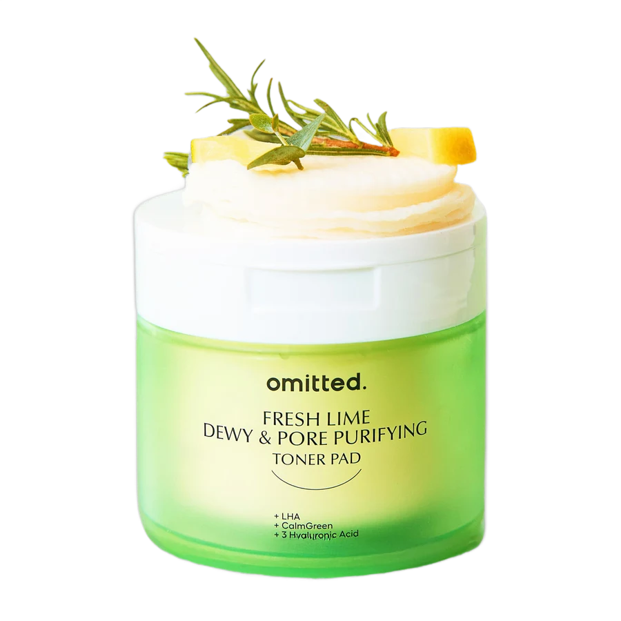 Omitted Fresh Lime Dewy & Pore Purifying Toner Pad