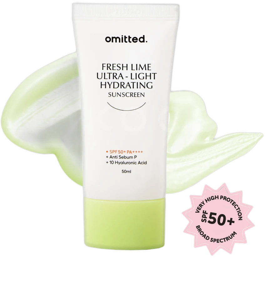 Omitted Fresh Lime Ultra-Light Hydrating Sunscreen SPF50+