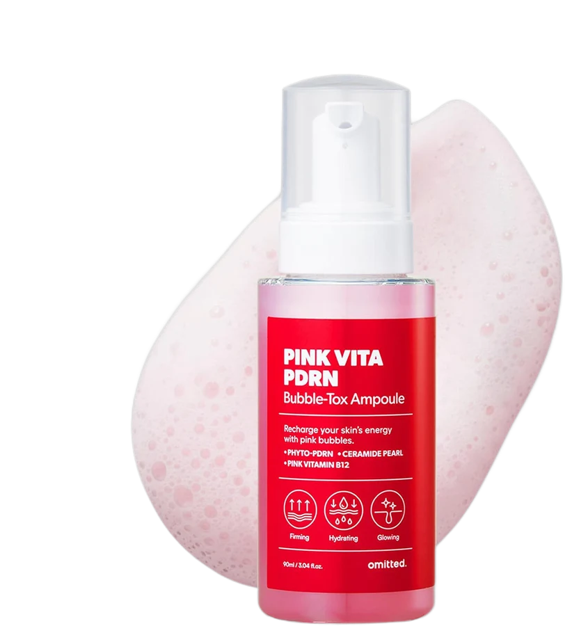 Omitted Pink Vita PDRN Bubble Ampoule