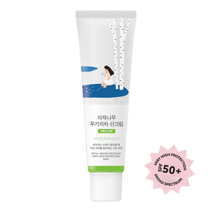 Round Lab Birch Juice Moisturising Mild-Up Sunscreen SPF50+