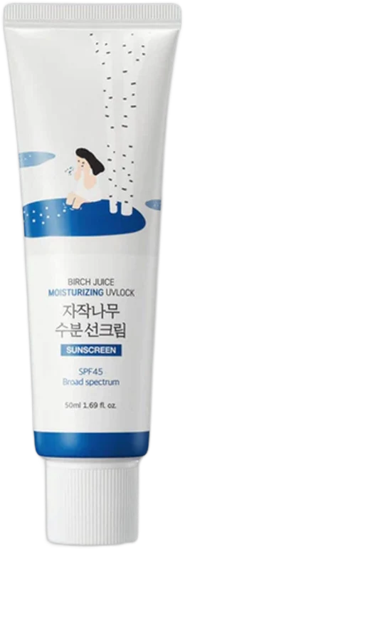 Round Lab Birch Juice Moisturizing UVLOCK SPF 45 Broad Spectrum
